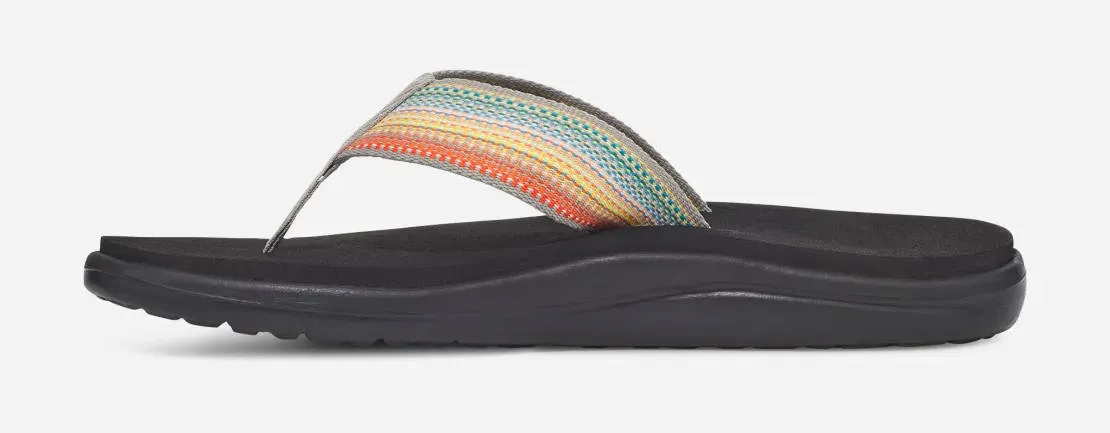 Teva Womens Voya Flip Antiguous Grey Multi