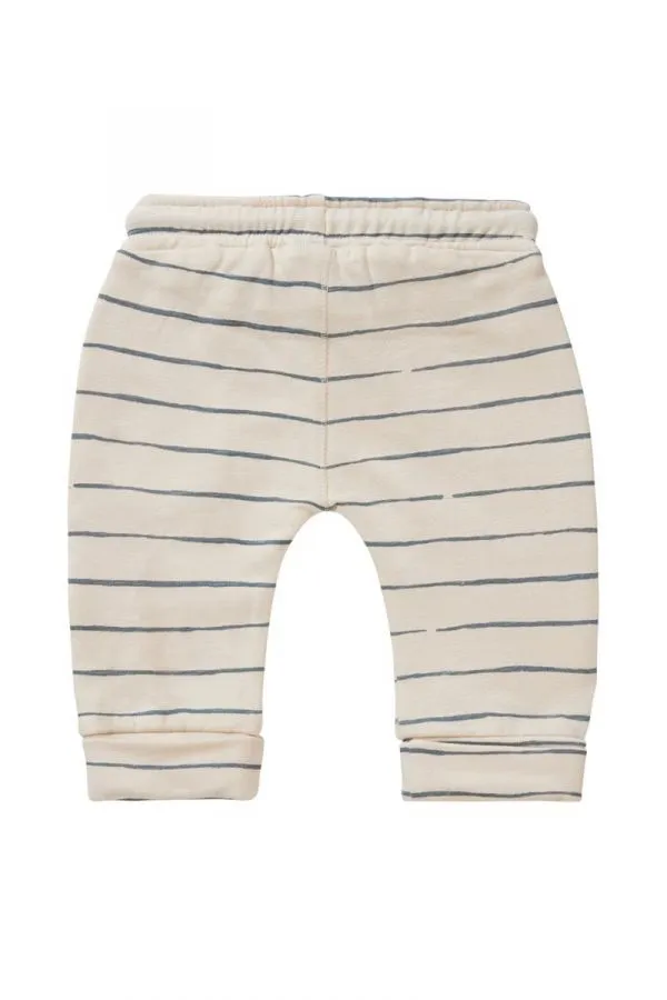 The Benjamin Stripe Joggers - Whitecap - BABY