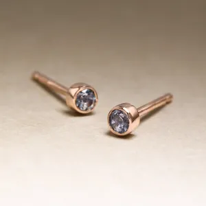 Very Tiny Gray Spinel Studs