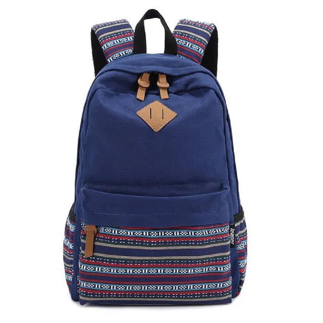 Women's Weave Pattern Design Backpack